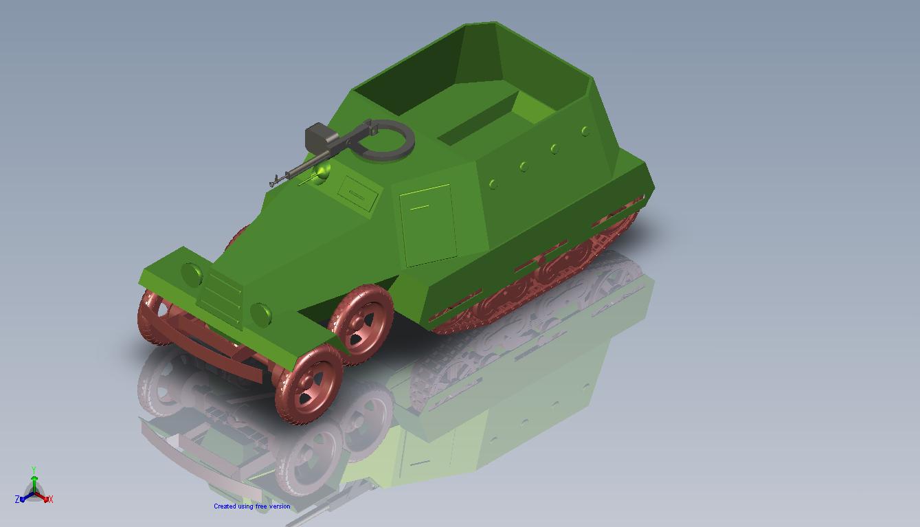 Полугусеничные бронеавтомобили БА-6, БА-3