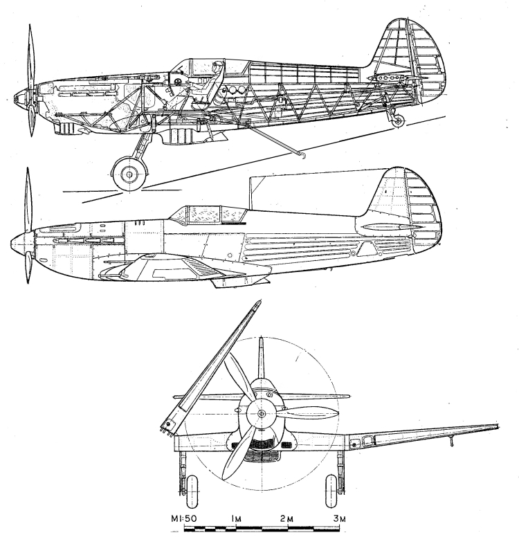 Палубный истребитель И-30К /Як-1К