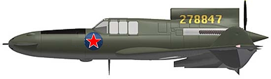 Истребитель P-55 Ascender в Советском Союзе