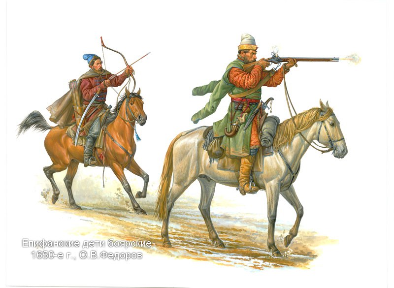 Русские кавалеристы 16 века