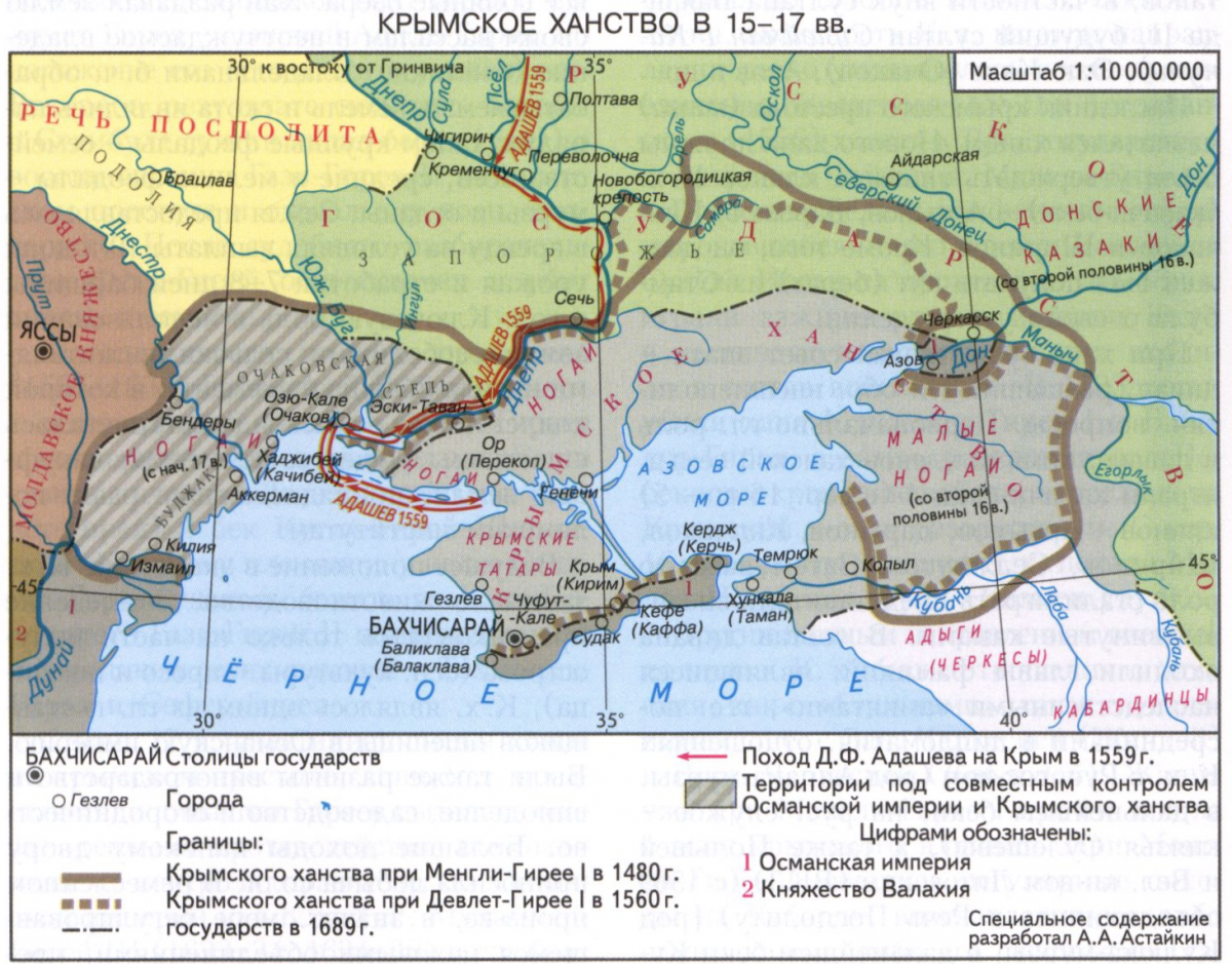 Крымское ханство в 15-18 веках