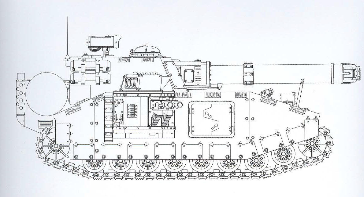Сверхтяжелый танк "Baneblade": губительный клинок Империума