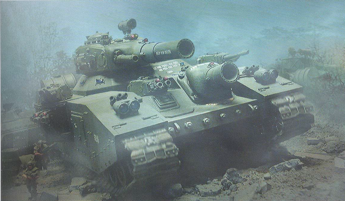 Сверхтяжелый танк "Baneblade": губительный клинок Империума