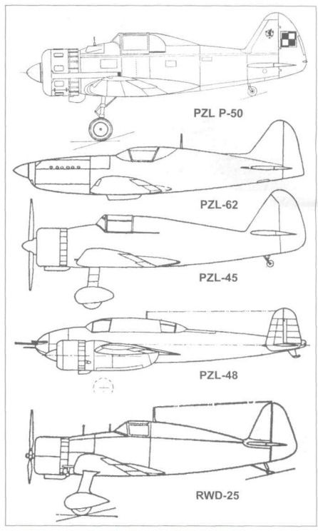 Истребительная авиация Польши накануне войны