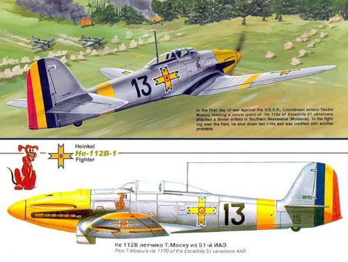 Соперник "Мессершмитта": истребитель Heinkel He-112. Германия