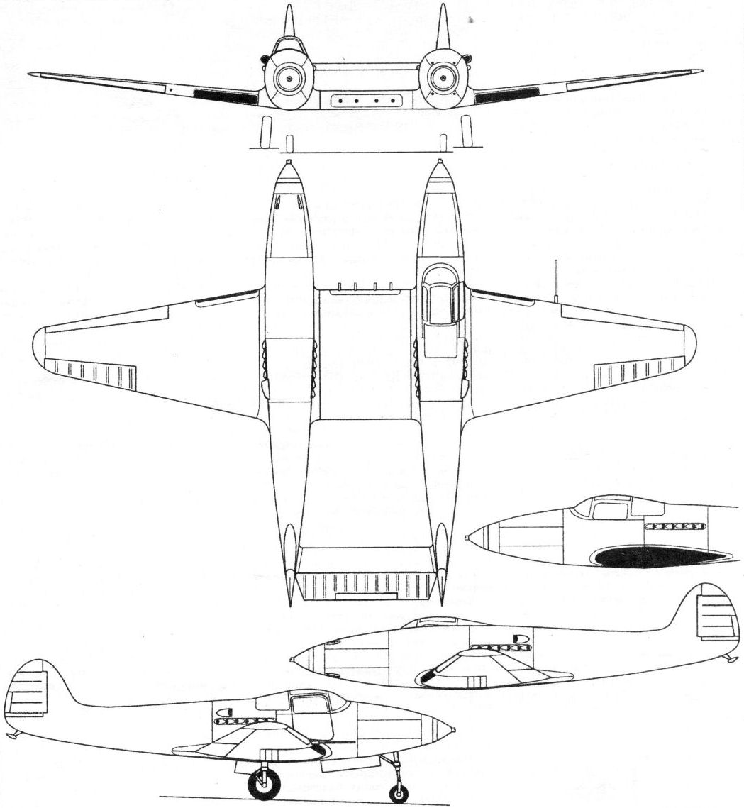Двухмоторный истребитель В.Н.Беляева
