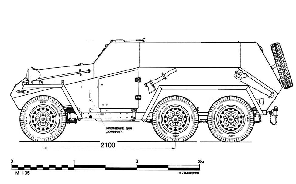 Бронеавтомобиль д 12 чертежи