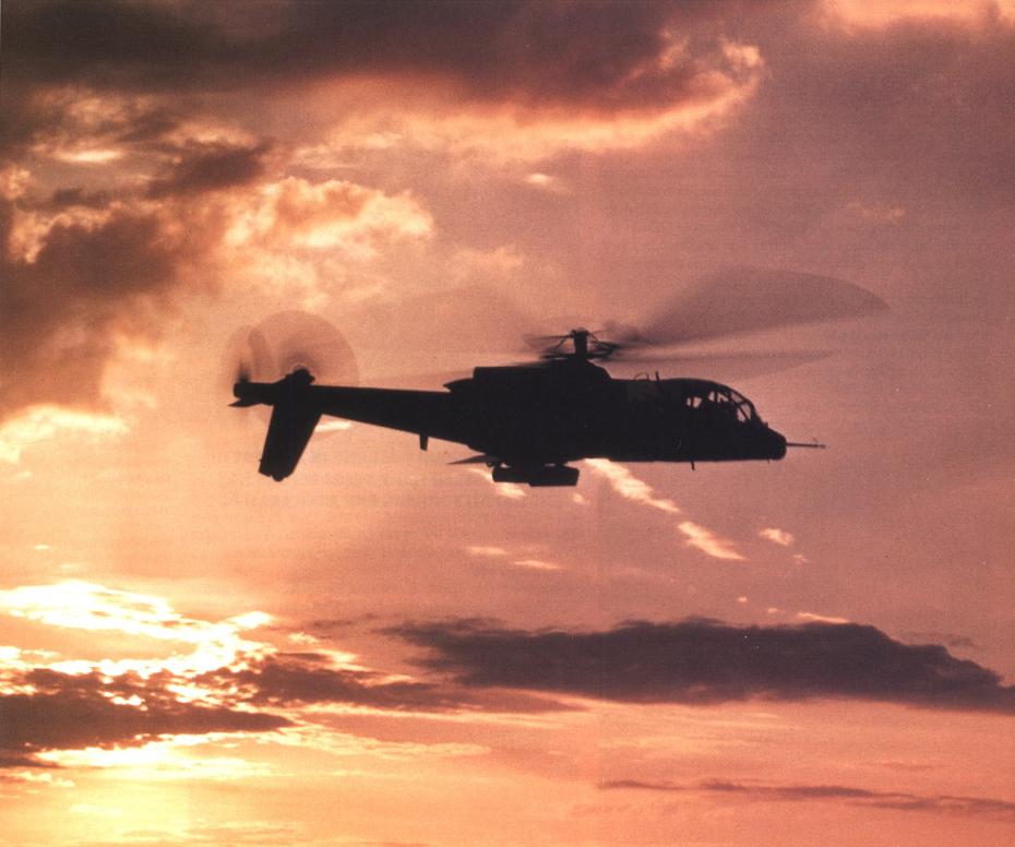 Полет смертельной стрекозы. Опытный ударный винтокрыл Lockheed AH-56A Cheyenne. США