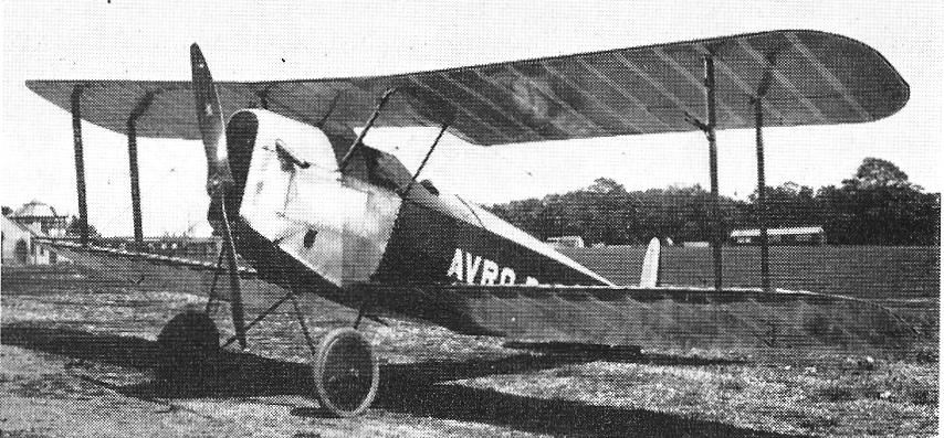 Семейство легких самолетов Avro 534 Baby. Великобритания