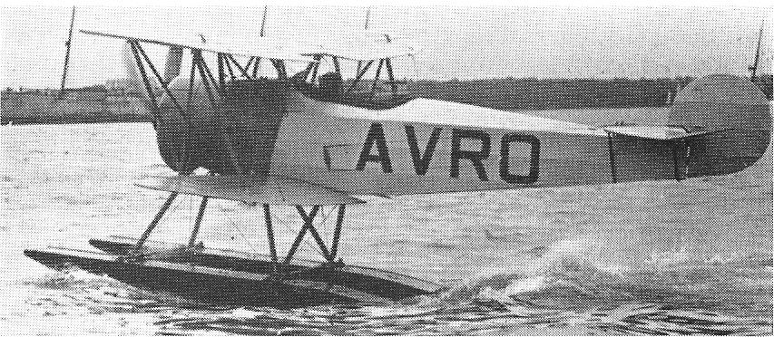 Семейство легких самолетов Avro 534 Baby. Великобритания