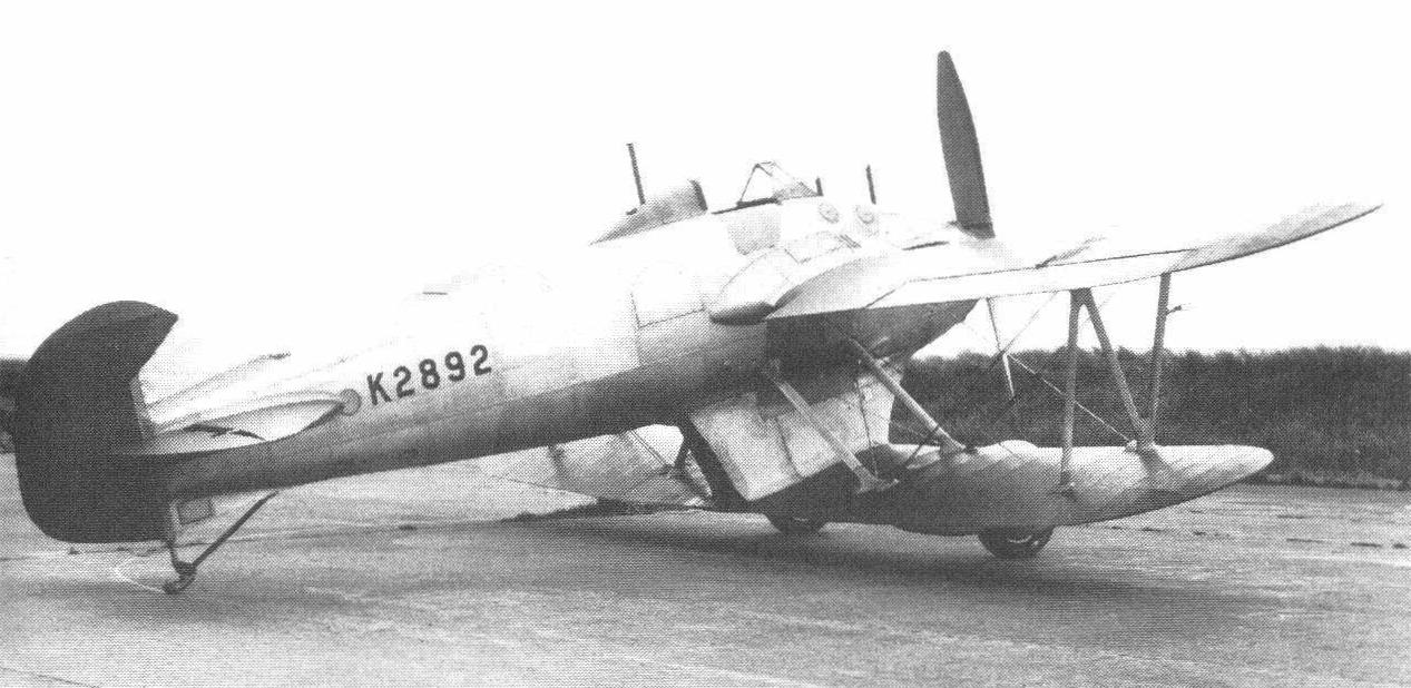 Опытный истребитель Blackburn F.3 (F.7/30). Великобритания