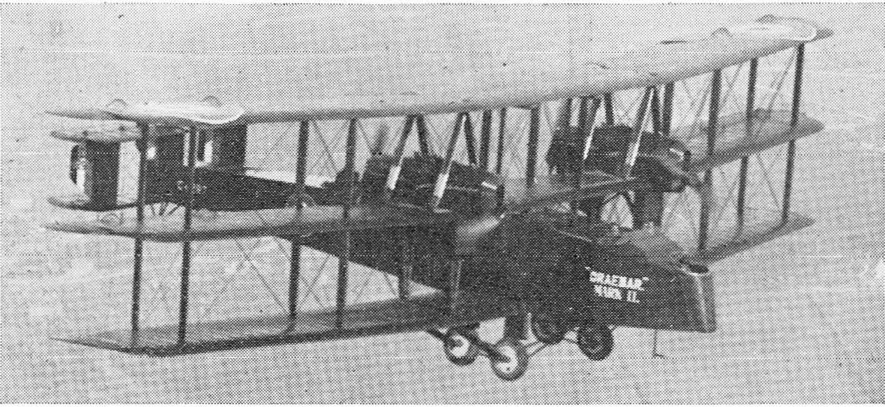 Семейство тяжелых бомбардировщиков и транспортно-пассажирских самолетов Bristol Braemar, Pullman и Tramp. Великобритания