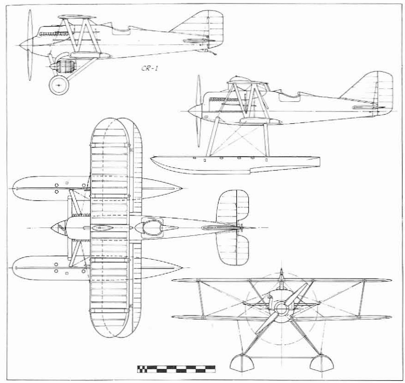 Гоночные самолеты фирмы Curtiss 1920-25 годов. Curtiss Model 23 Navy CR