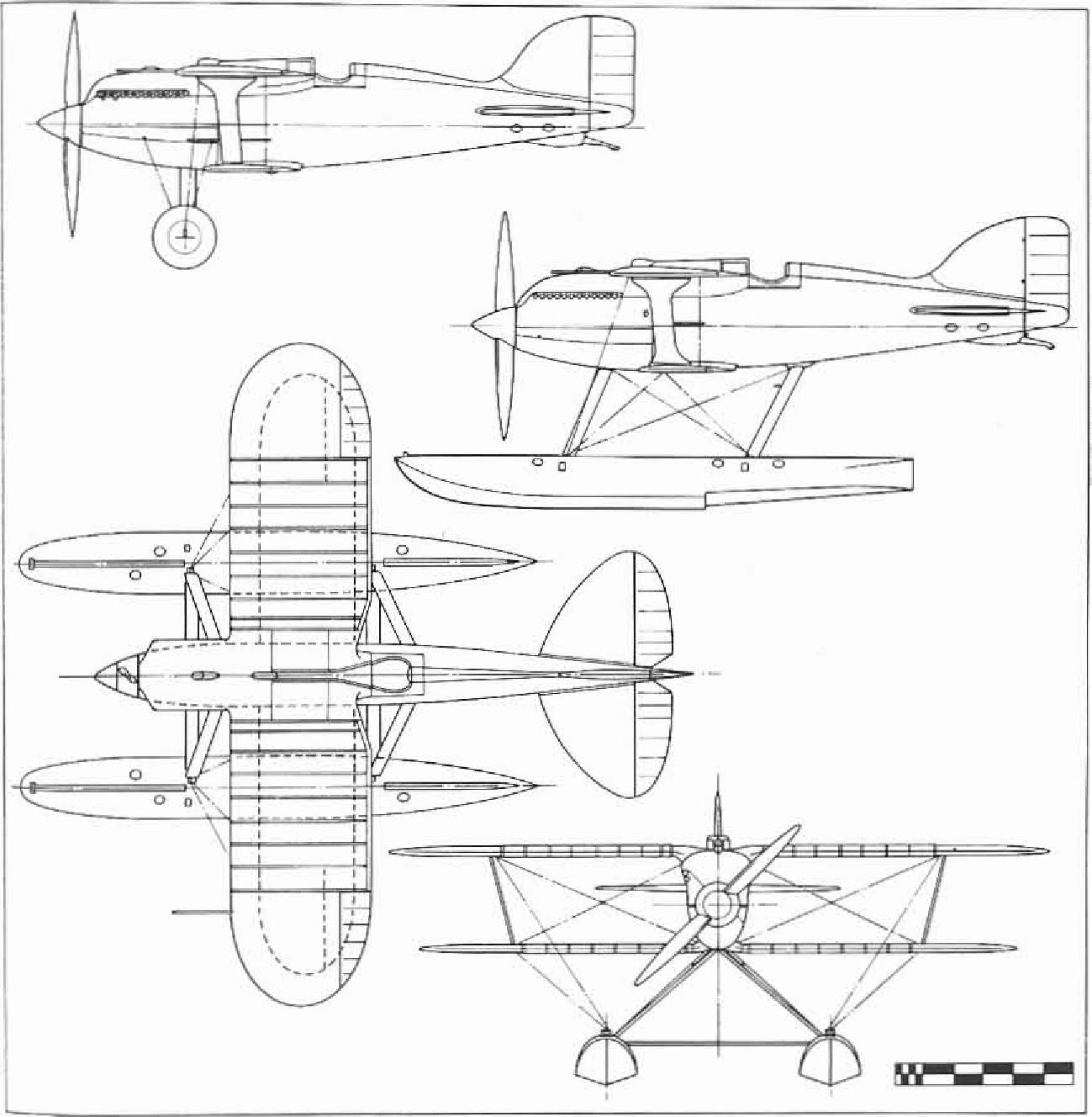 Гоночные самолеты фирмы Curtiss 1920-25 годов. Curtiss Model 42 Army/Navy R3C