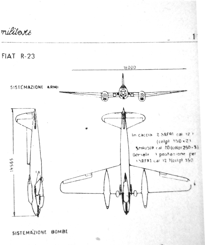 Схема FIAT R.23
