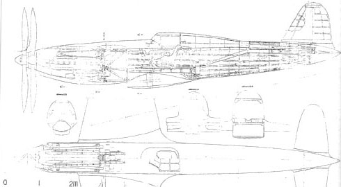 Итальянские бумажные проекты. Проект одномоторного истребителя CMASA (FIAT) CS.38