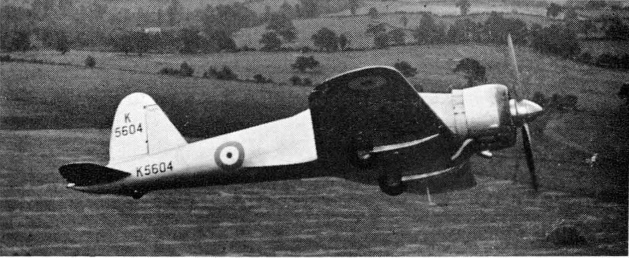 Опытный истребитель Gloster F.5/34. Великобритания