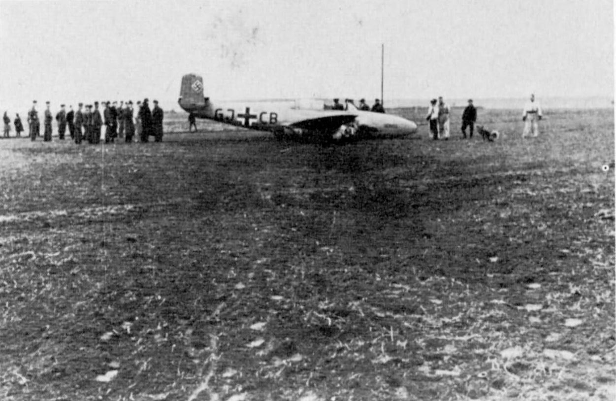 Опытный истребитель Heinkel He 280. Германия