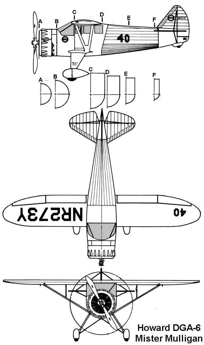 Гоночный самолет Howard DGA-6 "Mister Mulligan". США