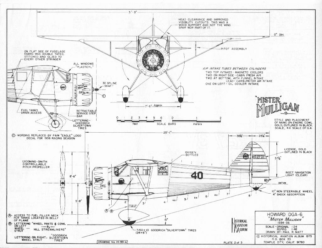 Гоночный самолет Howard DGA-6 "Mister Mulligan". США