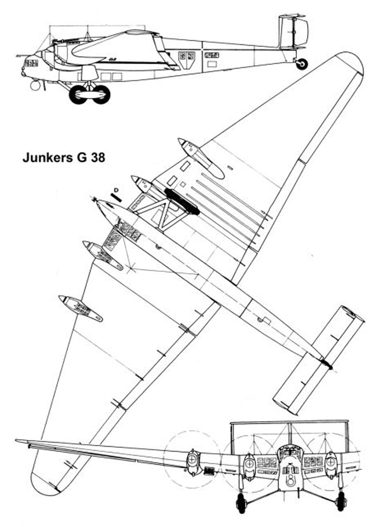 «Именины» гигантского самолета Junkers G 38