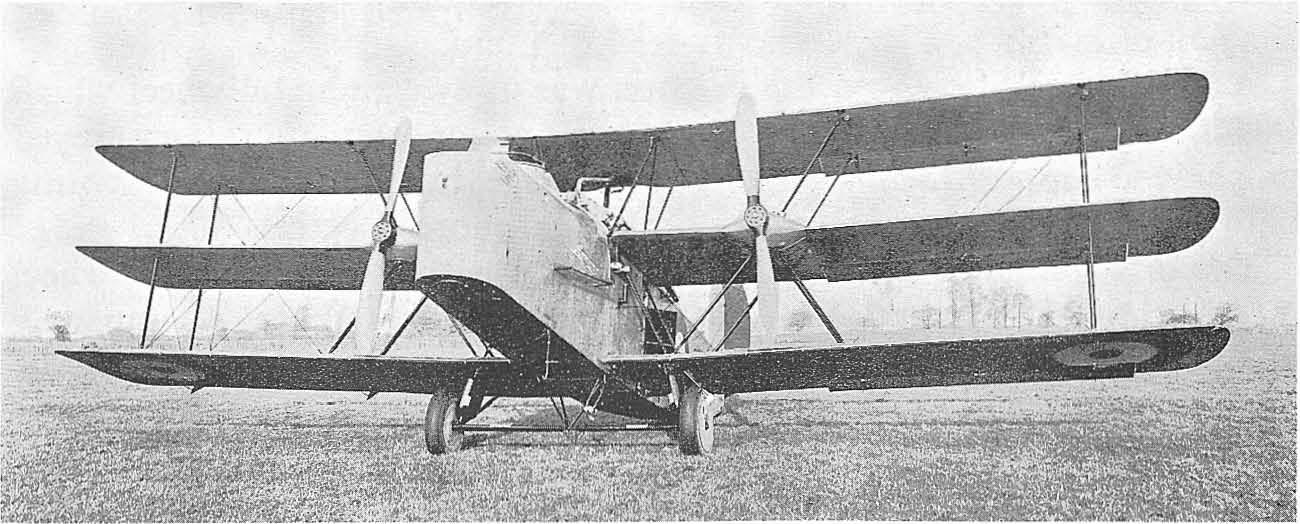Опытный почтовый и военный самолет Parnall Possum. Великобритания