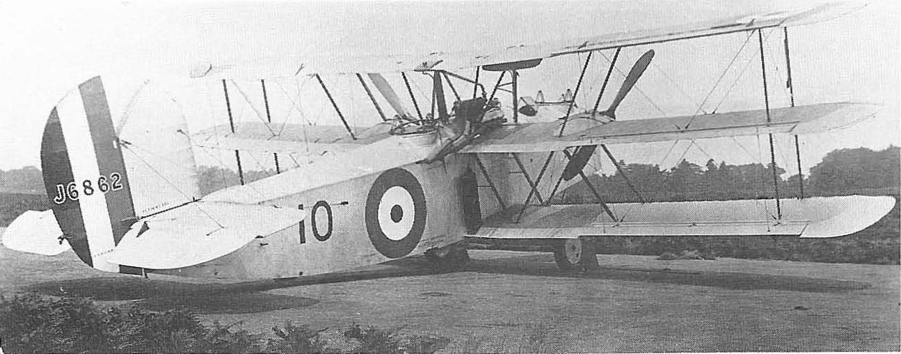 Опытный почтовый и военный самолет Parnall Possum. Великобритания