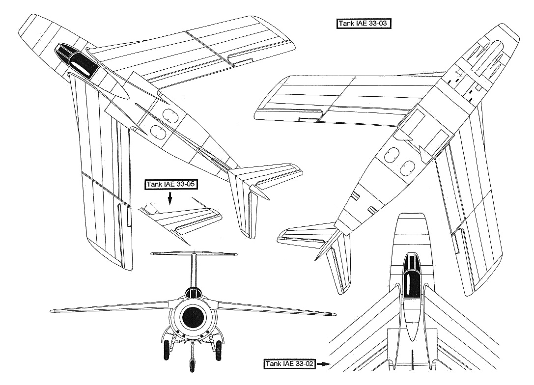 Опытный истребитель FMA IAe 33 Pulqui II. Аргентина