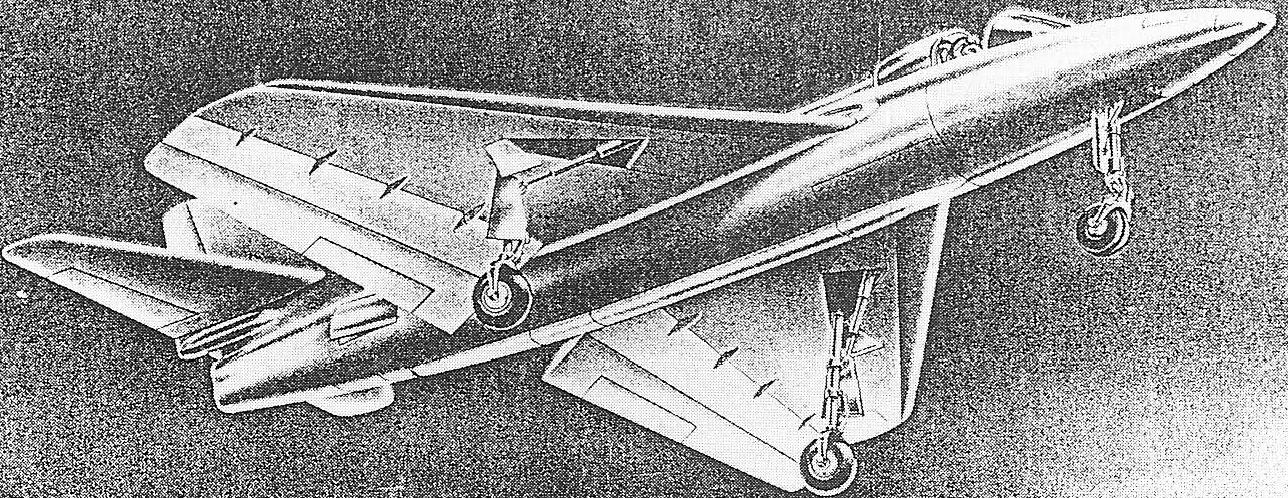 Проект ракетного перехватчика Saunders-Roe P.154. Великобритания