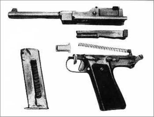 Опытный пистолет Ф. Токарева образца 1939 года. СССР