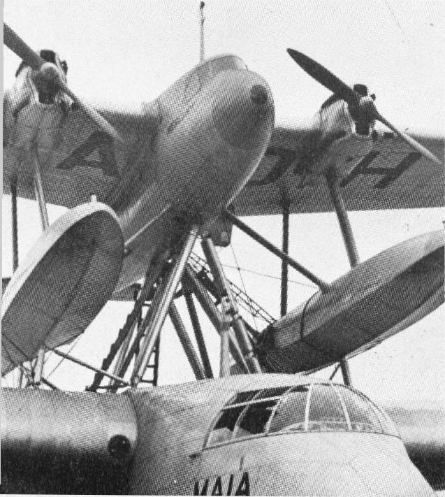 На закорках через атлантику. Почтовый самолет-звено S.20 Mercury-S.21 Maia. Великобритания