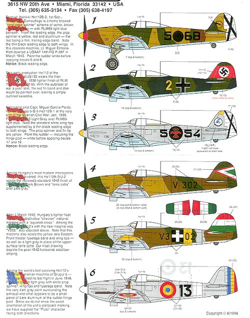 Соперник "Мессершмитта": истребитель Heinkel He-112. Германия