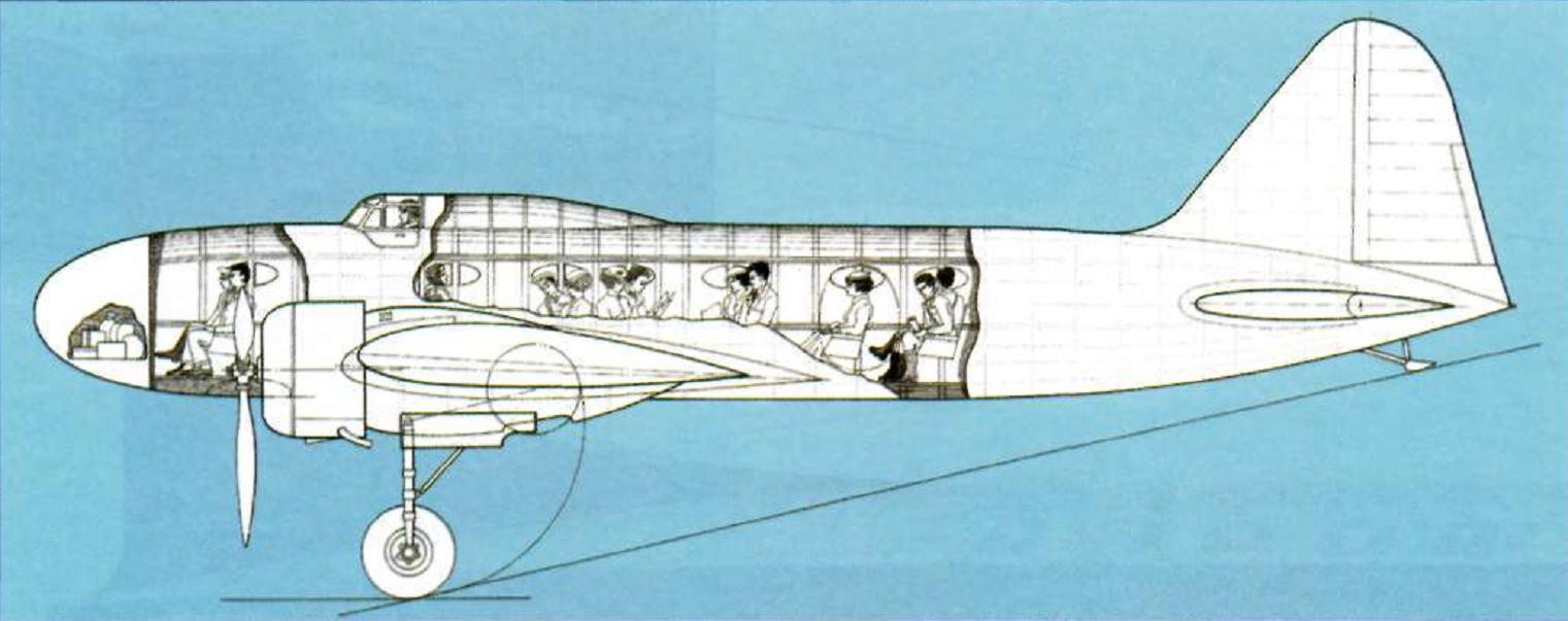 Пассажирский вариант самолета ББ-2