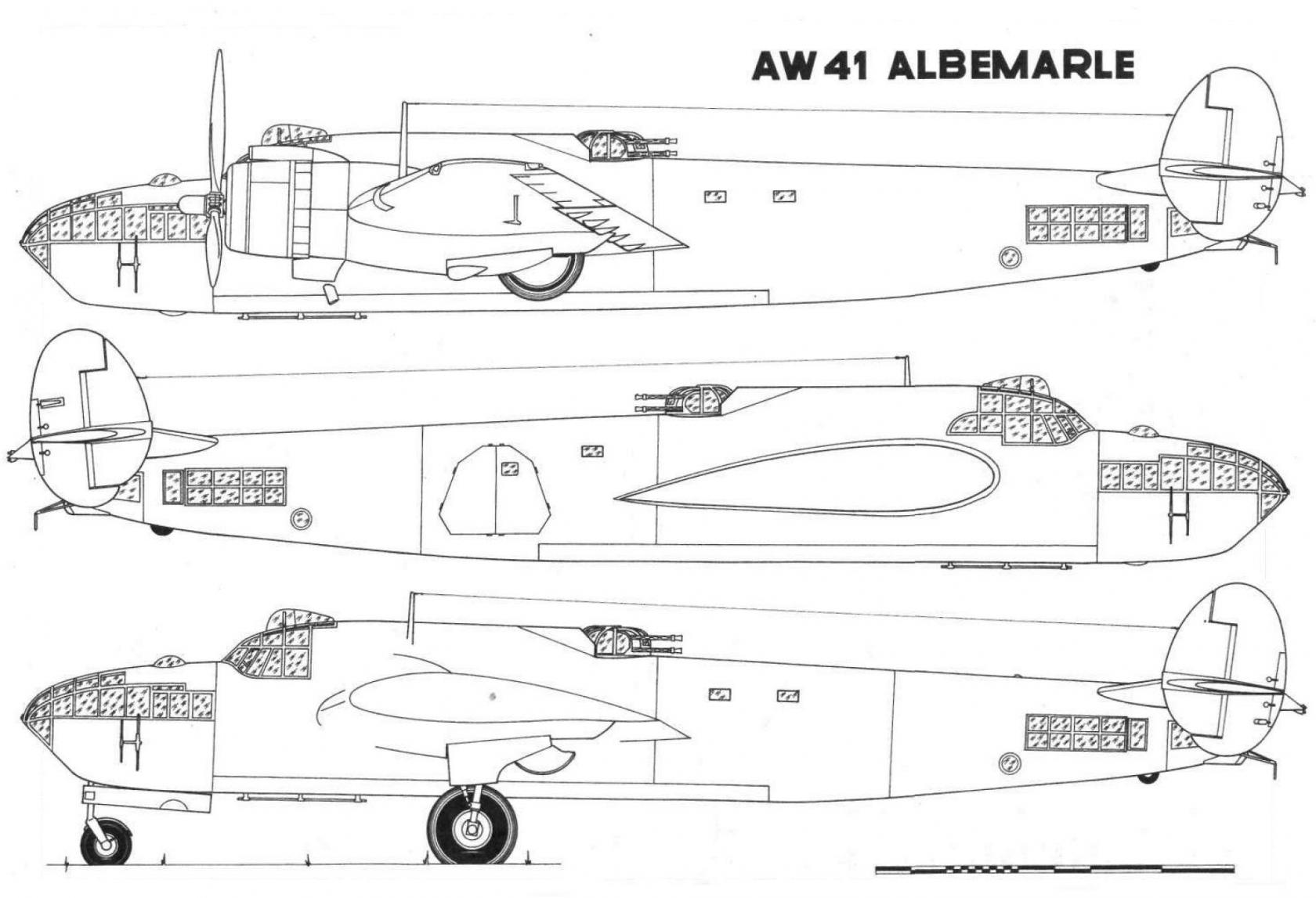 Британский «Обормот» ВВС РККА. Бомбардировщик Armstrong Whitworth AW.41 Albemarle