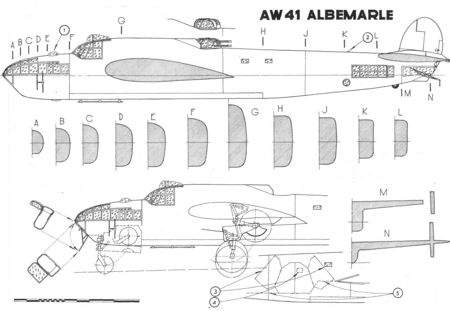 Британский «Обормот» ВВС РККА. Бомбардировщик Armstrong Whitworth AW.41 Albemarle