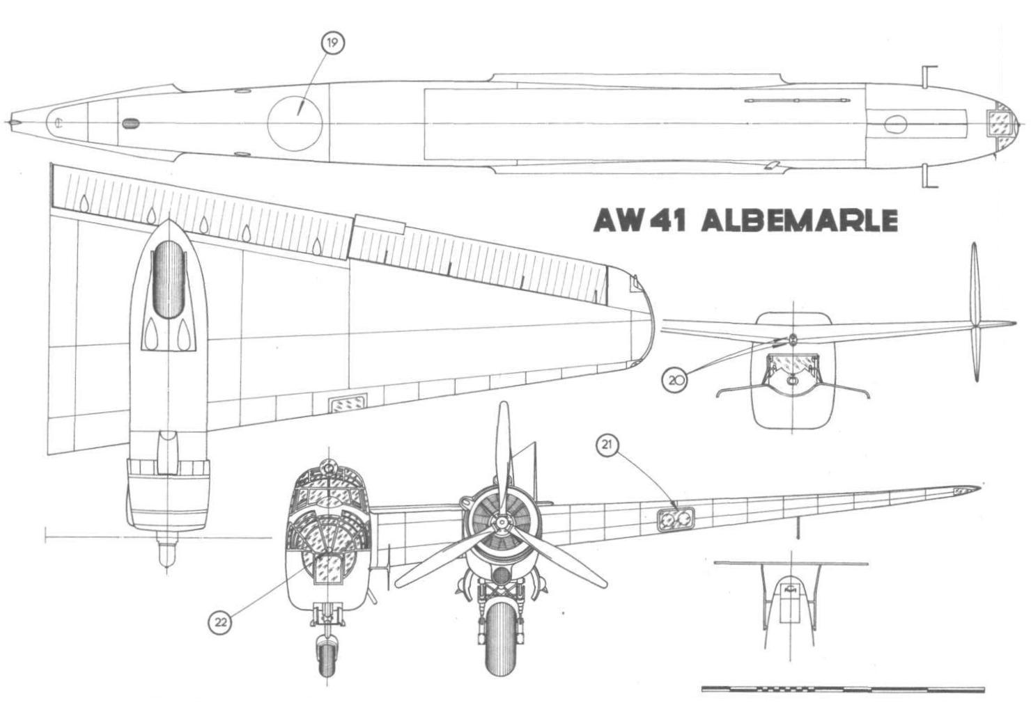 Британский «Обормот» ВВС РККА. Бомбардировщик Armstrong Whitworth AW.41 Albemarle