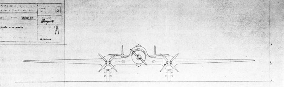 Итальянские бумажные проекты. Проект высотного бомбардировщика Кампини