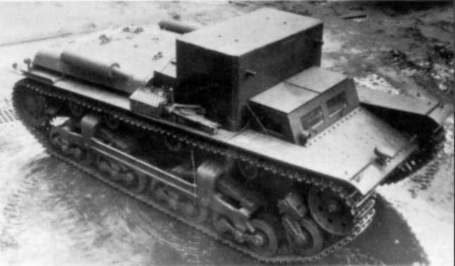 ČKD V-8-H первый прототип с балластом вместо башни, 1939г.