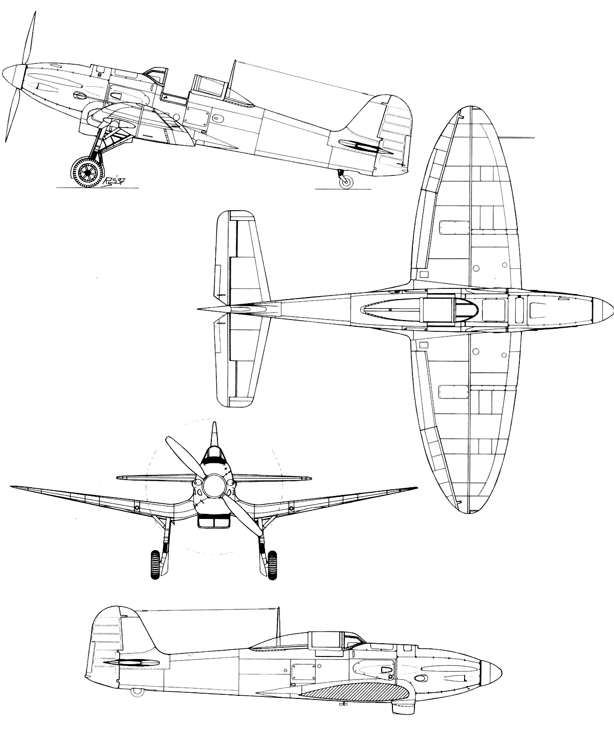 Соперник "Мессершмитта": истребитель Heinkel He-112. Германия