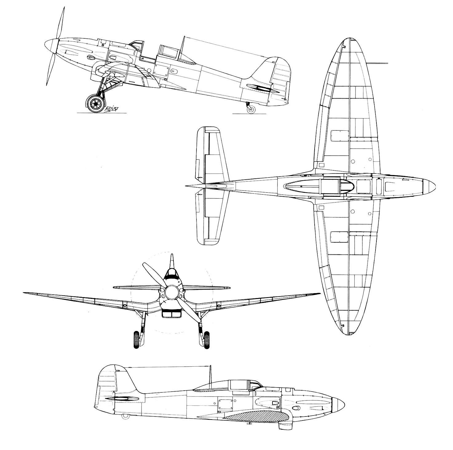 Соперник "Мессершмитта": истребитель Heinkel He-112. Германия