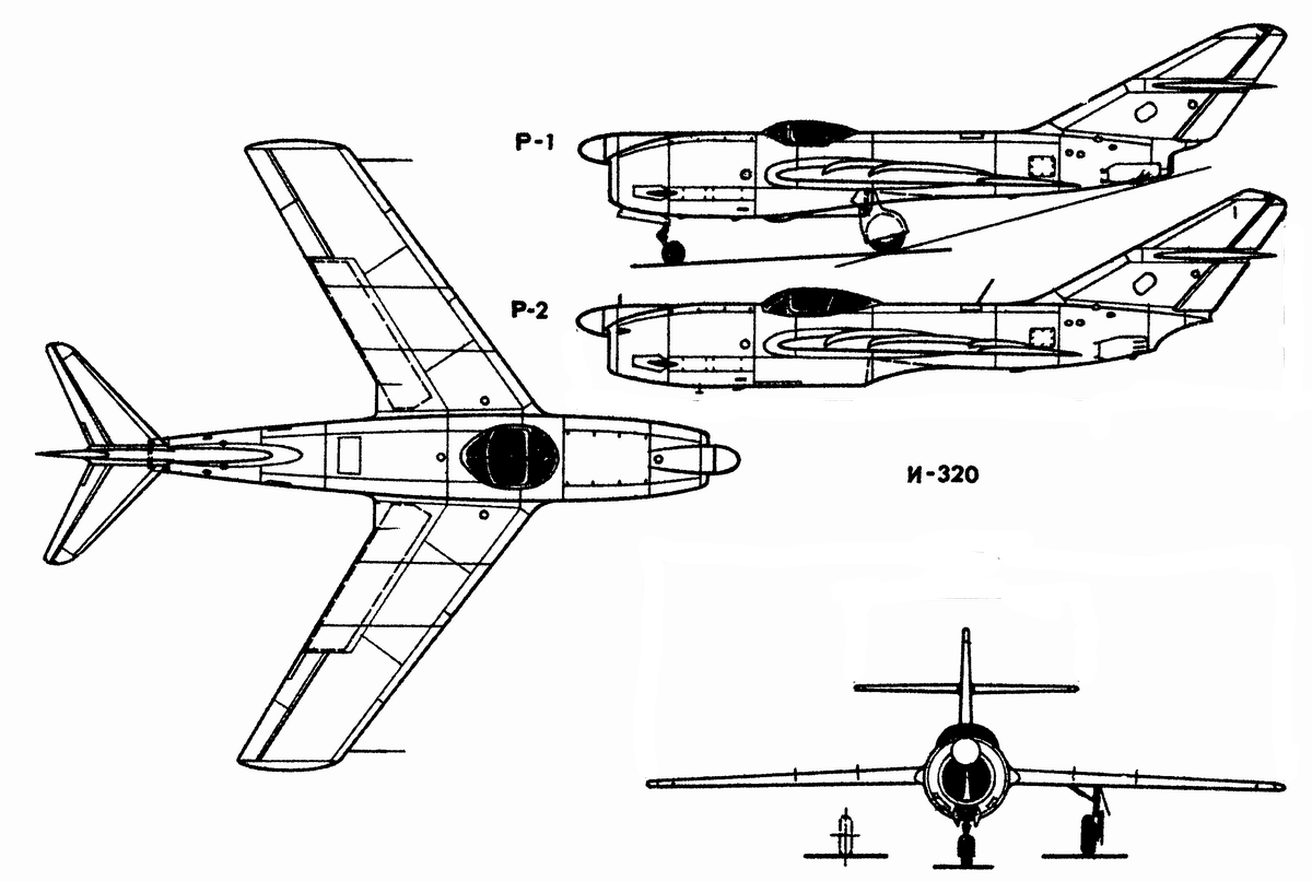 Опытный истребитель-перехватчик И-320. СССР