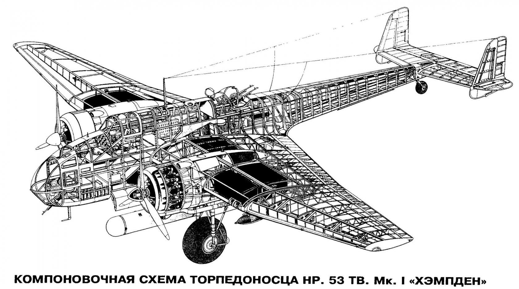 «Летающие чемоданы» в небе Заполярья. Торпедоносец Handley Page Hampden TB.I