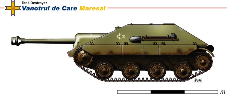 Противотанковая САУ Maresal (Румыния)