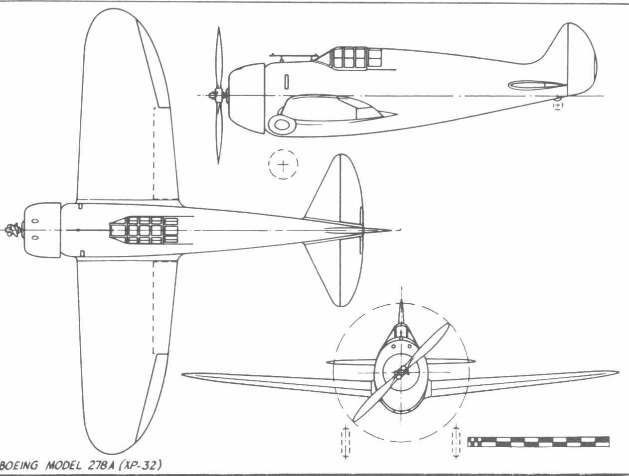 Наследники "Ружьеца". Часть 1 Опытные истребители Boeing Model 264