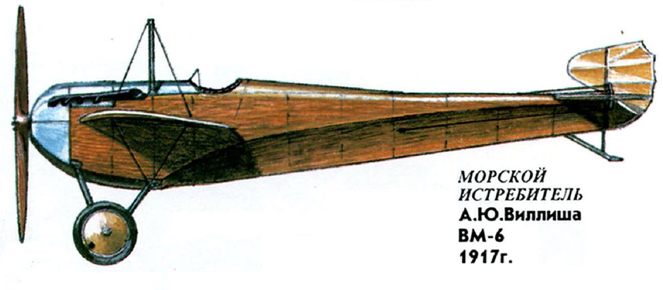 Русские истребители Первой Мировой войны. Контристребитель Виллиша ВМ-6.
