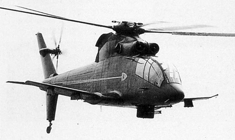 «Крокодил» по-американски. Опытный ударный вертолет Sikorsky S-67 Blackhawk. США