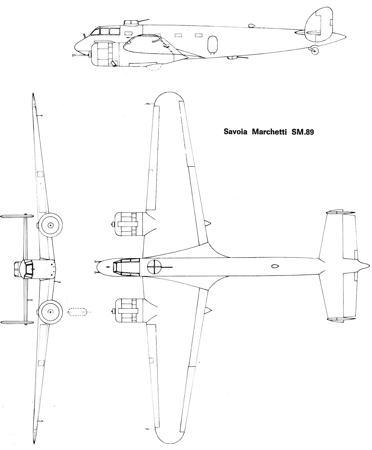 Дважды неудачник. Ударный самолет SIAI-Marchetti SM.89. Италия