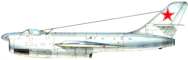 Опытный истребитель-перехватчик Су-15. СССР