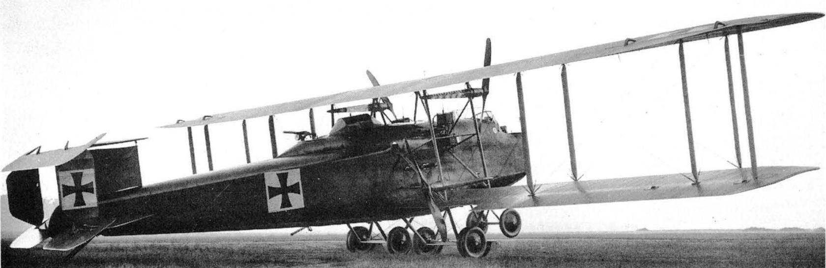 Тяжелые бомбардировщики Deutsche Flugzeugwerke. Тяжелый бомбардировщик DFW R.I. Германия