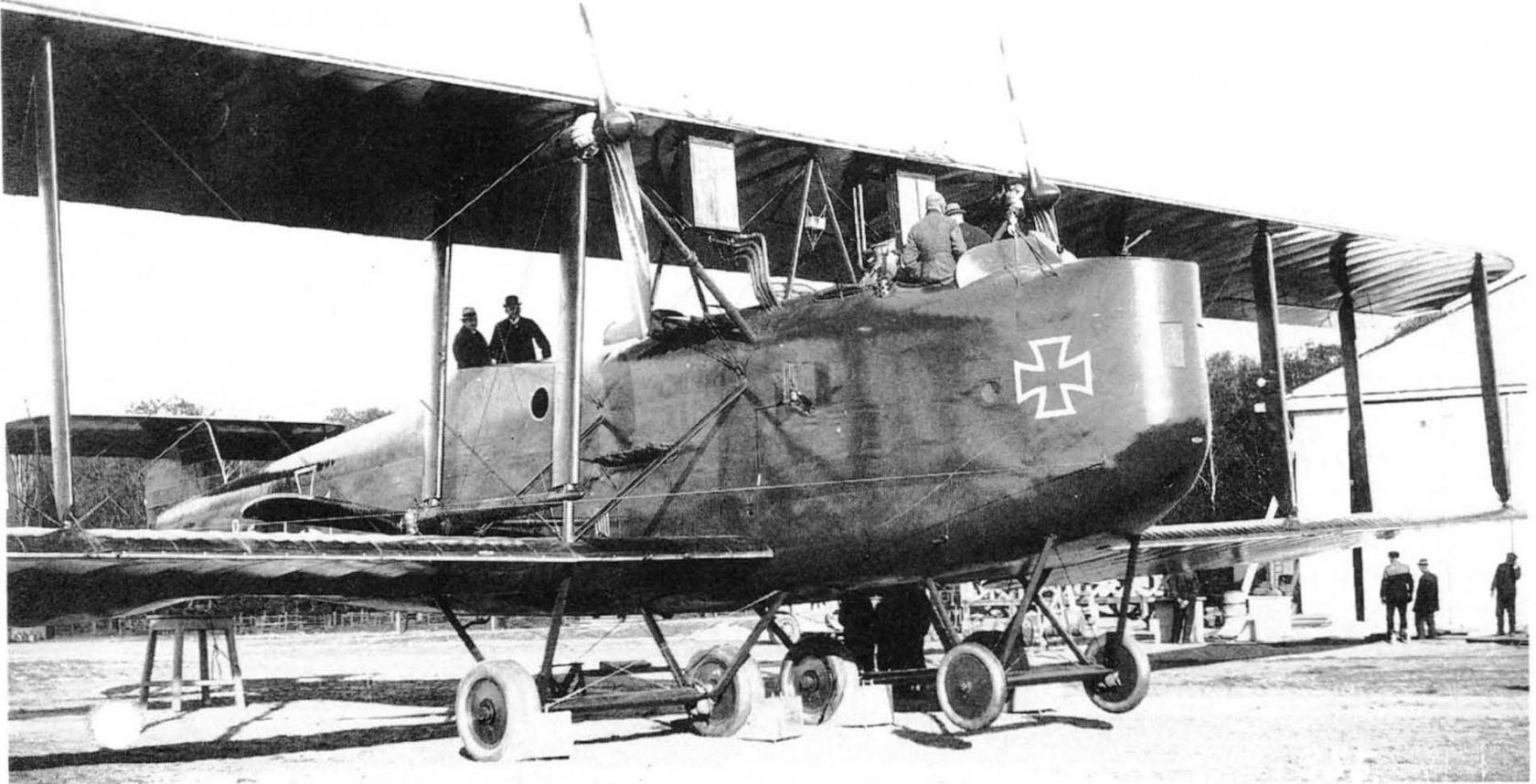 Тяжелые бомбардировщики Deutsche Flugzeugwerke. Тяжелый бомбардировщик DFW R.II. Германия